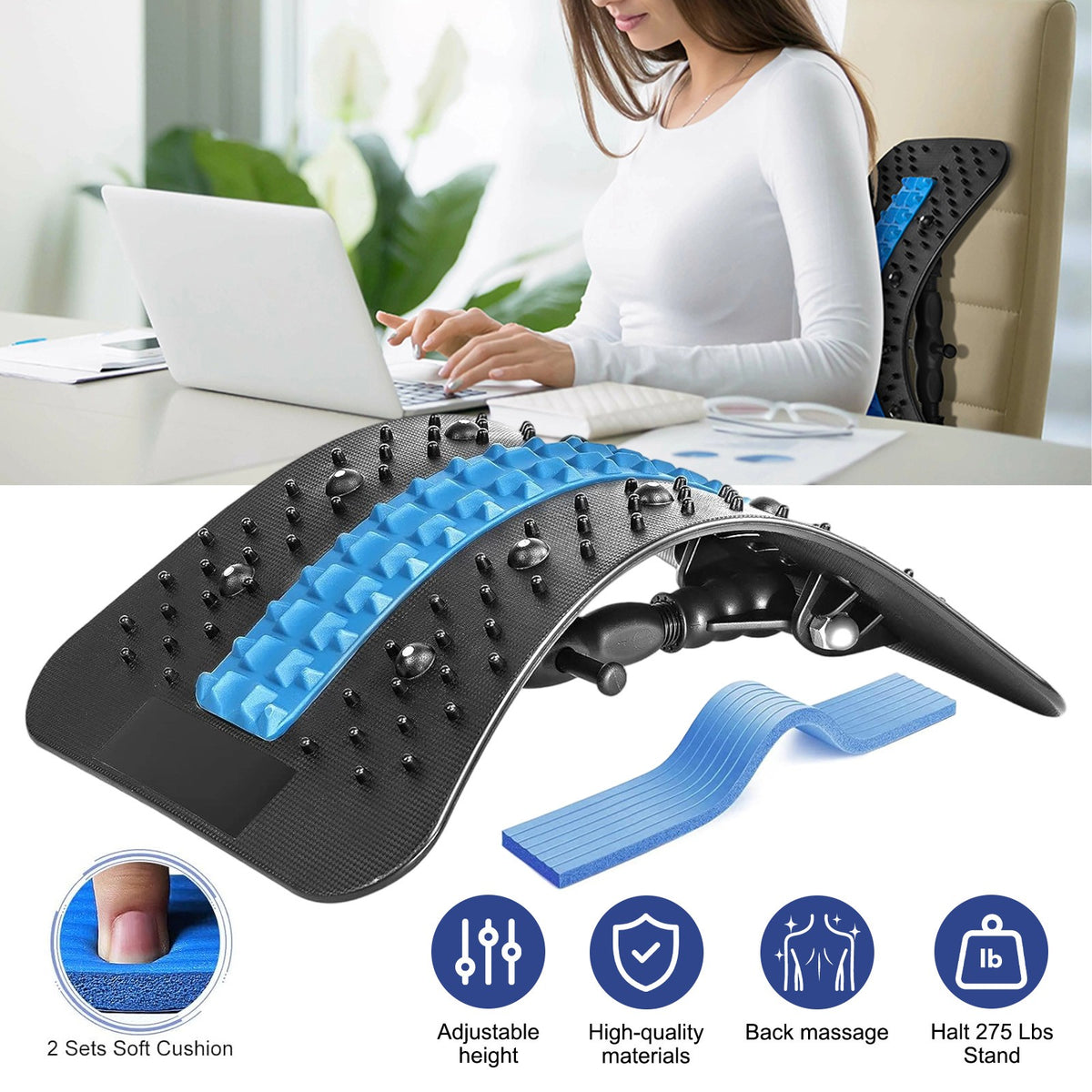 RelaxBogen - Ergonomische Rückenstreckhilfe