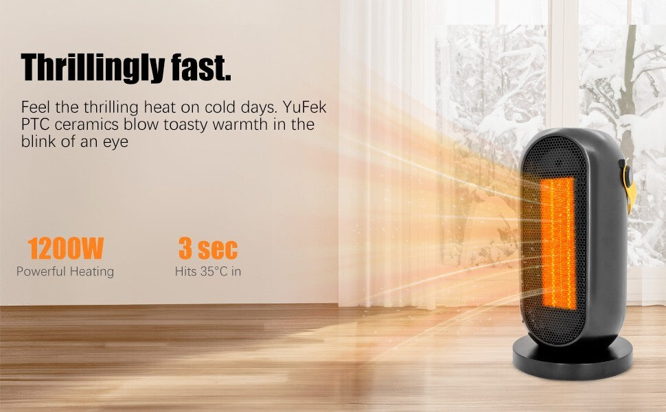 KuschelHeat – Energiesparender Elektrischer Heizlüfter