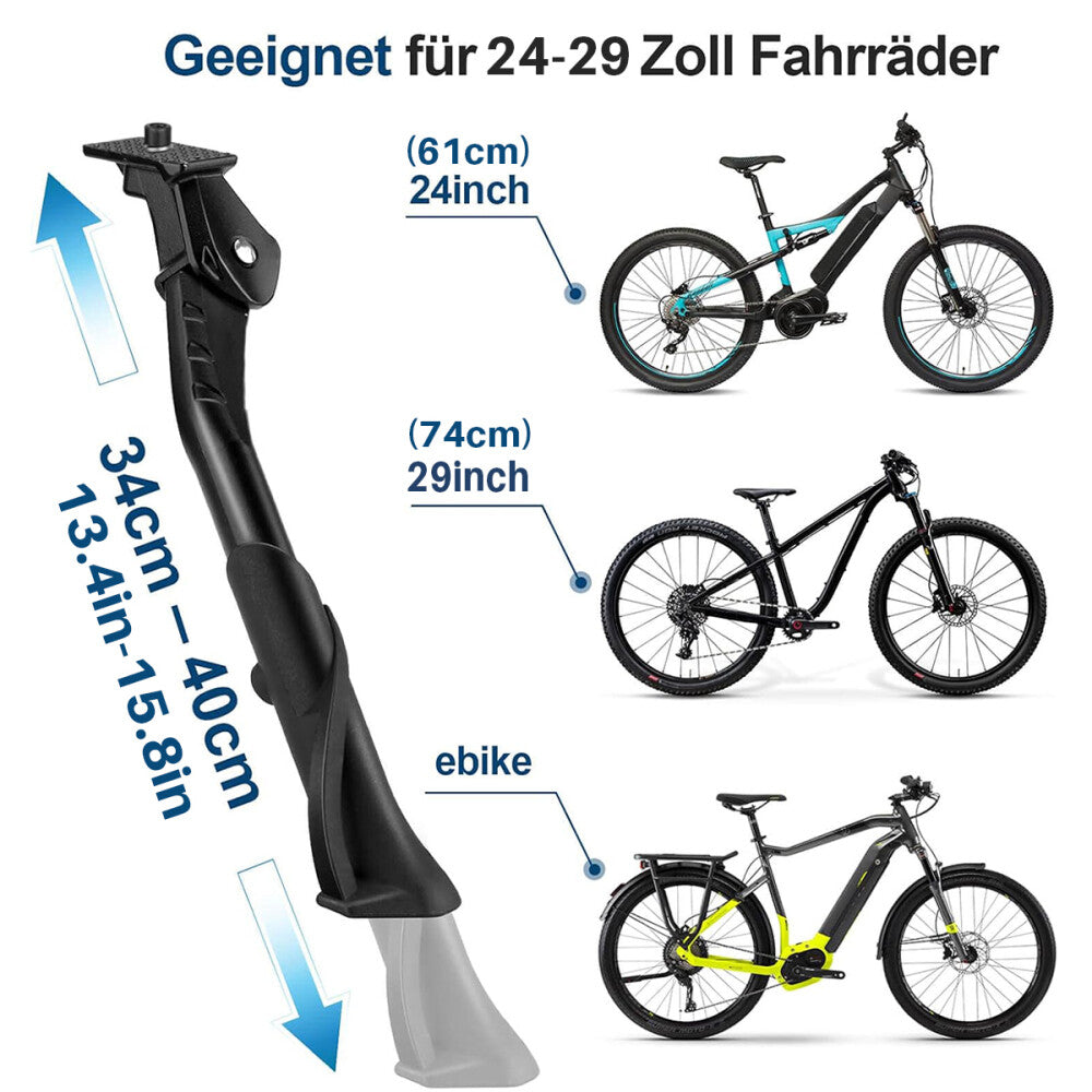 StabiMount Kickstand - Fahrradständer für 24-29 Zoll Fahrräder