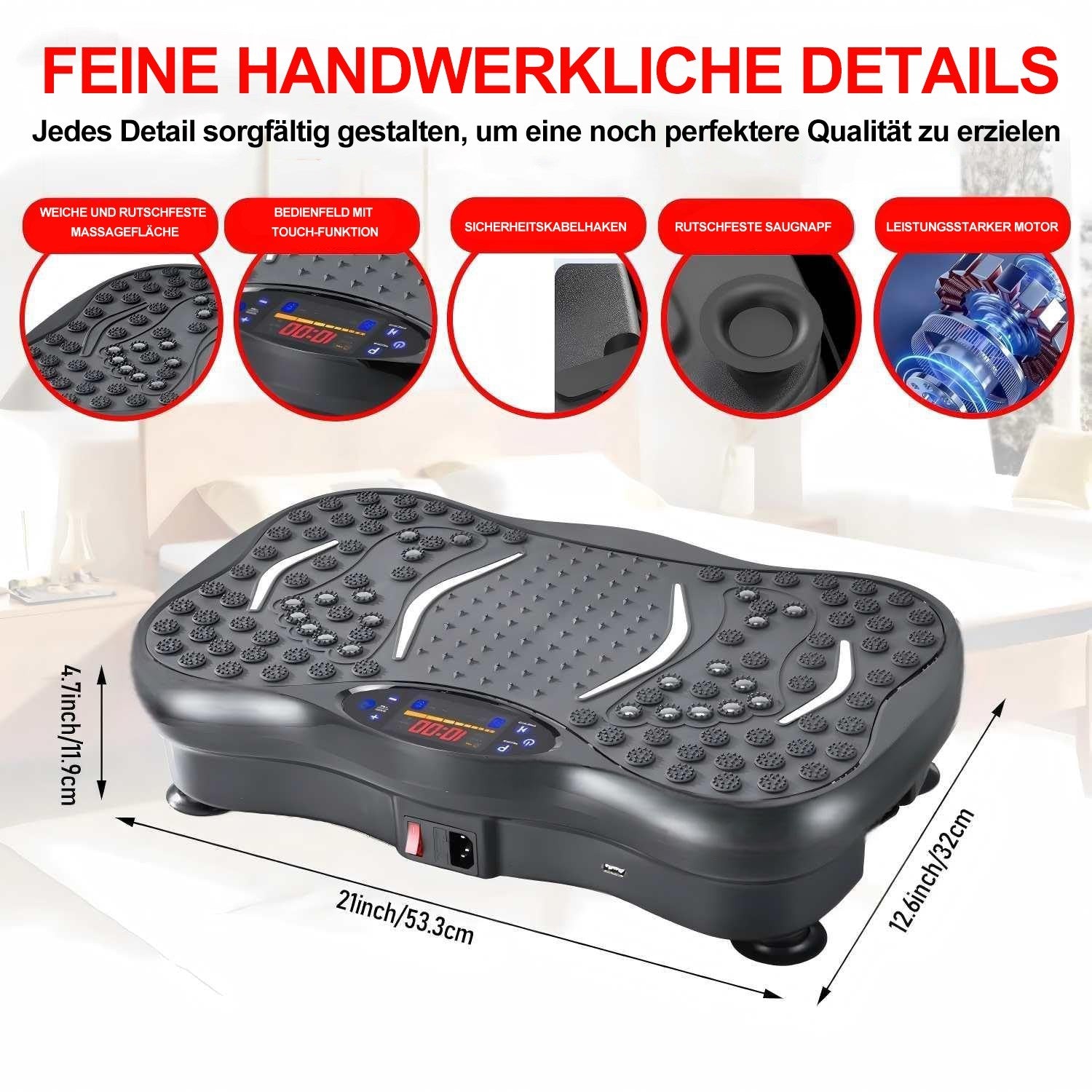 KernBewegung - Vibrationsplatte für Ganzkörper-Workout