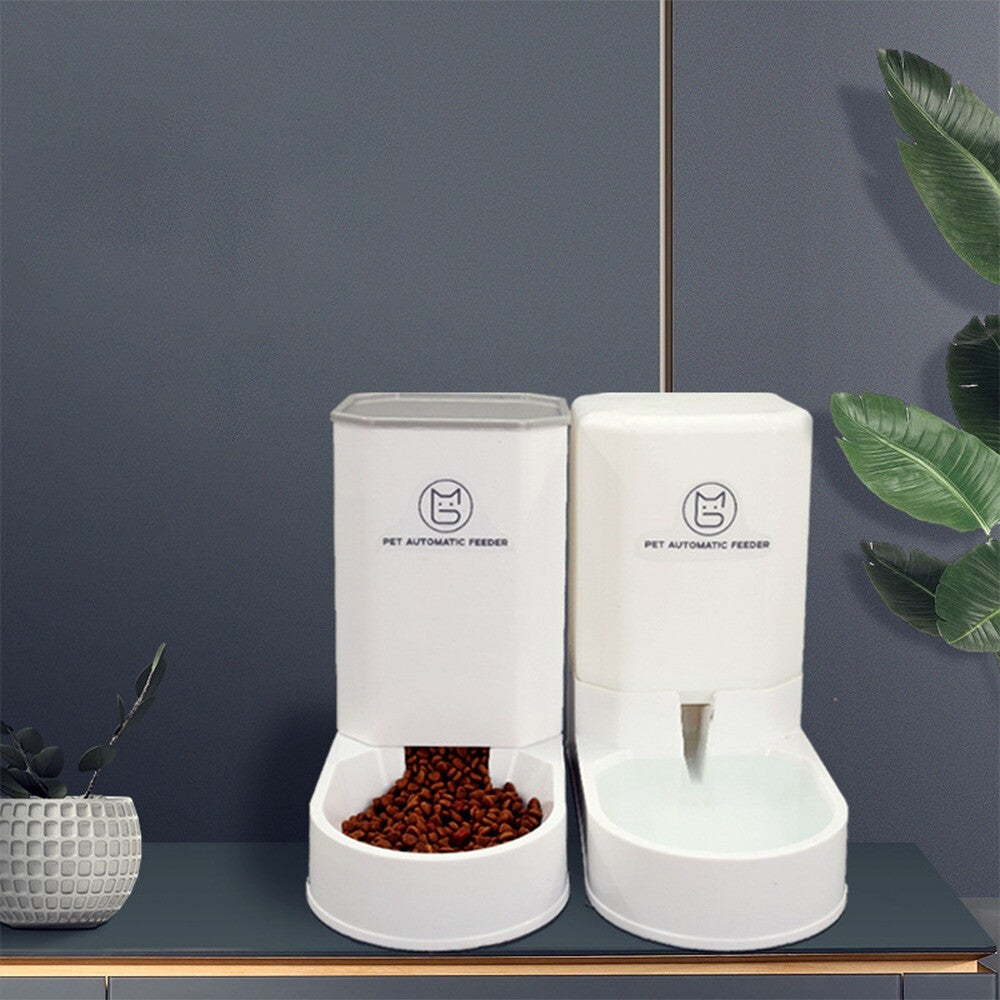 PawFlow Duo - Automatische Katzennahrung und Wasserspender