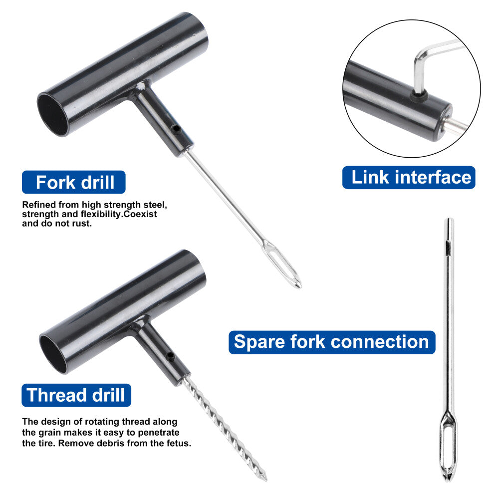 ReifenMeister 58 – Tragbares Reifenreparaturset