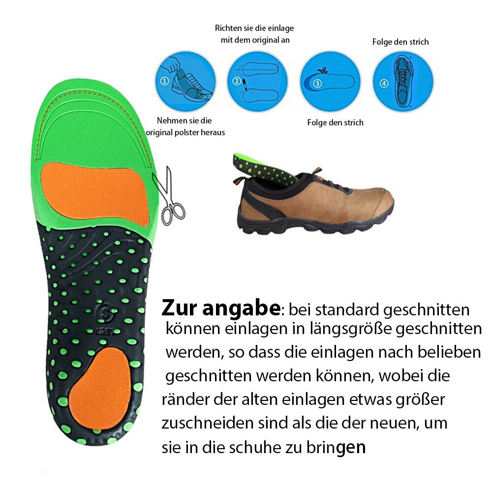 FlexiRelief Komfort-Einlegesohlen – Einlegesohlen für Arbeitsschuhe