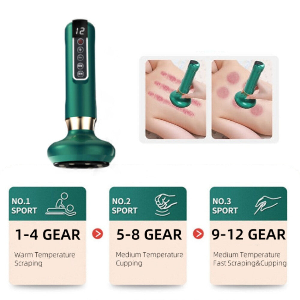 GuaRelief - Elektrisches Gua Sha-Schröpfmassagegerät