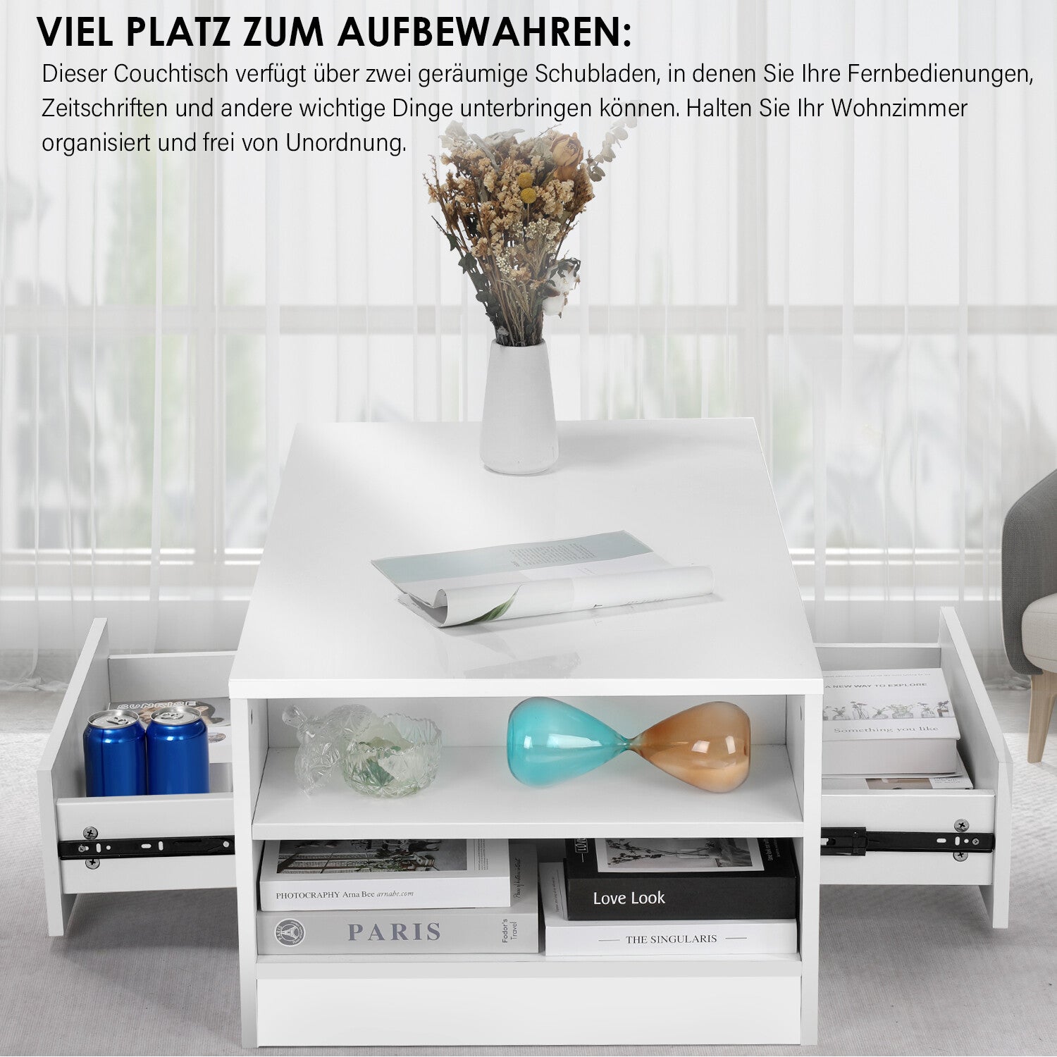 FlashGlow – LED-Couchtisch