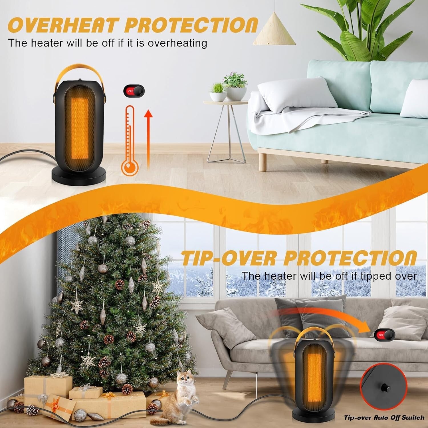 KuschelHeat – Energiesparender Elektrischer Heizlüfter