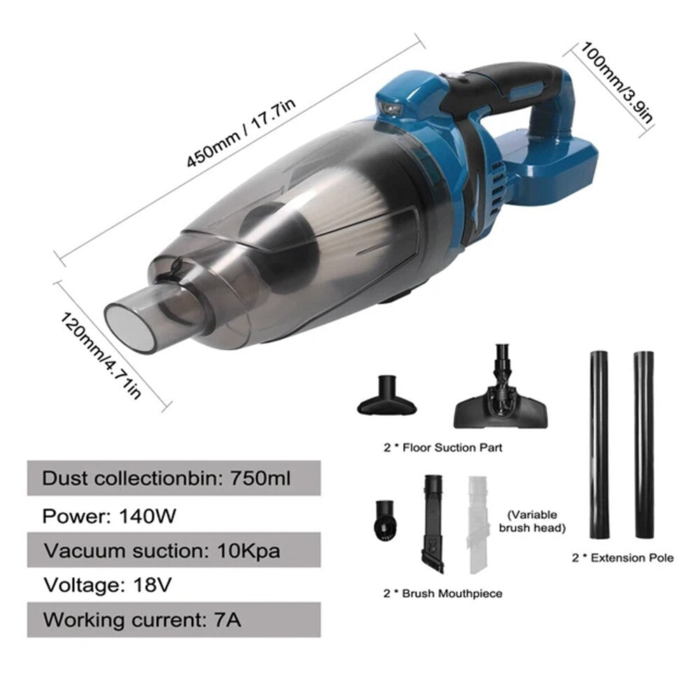 DustJet - Kabelloser Staubsauger