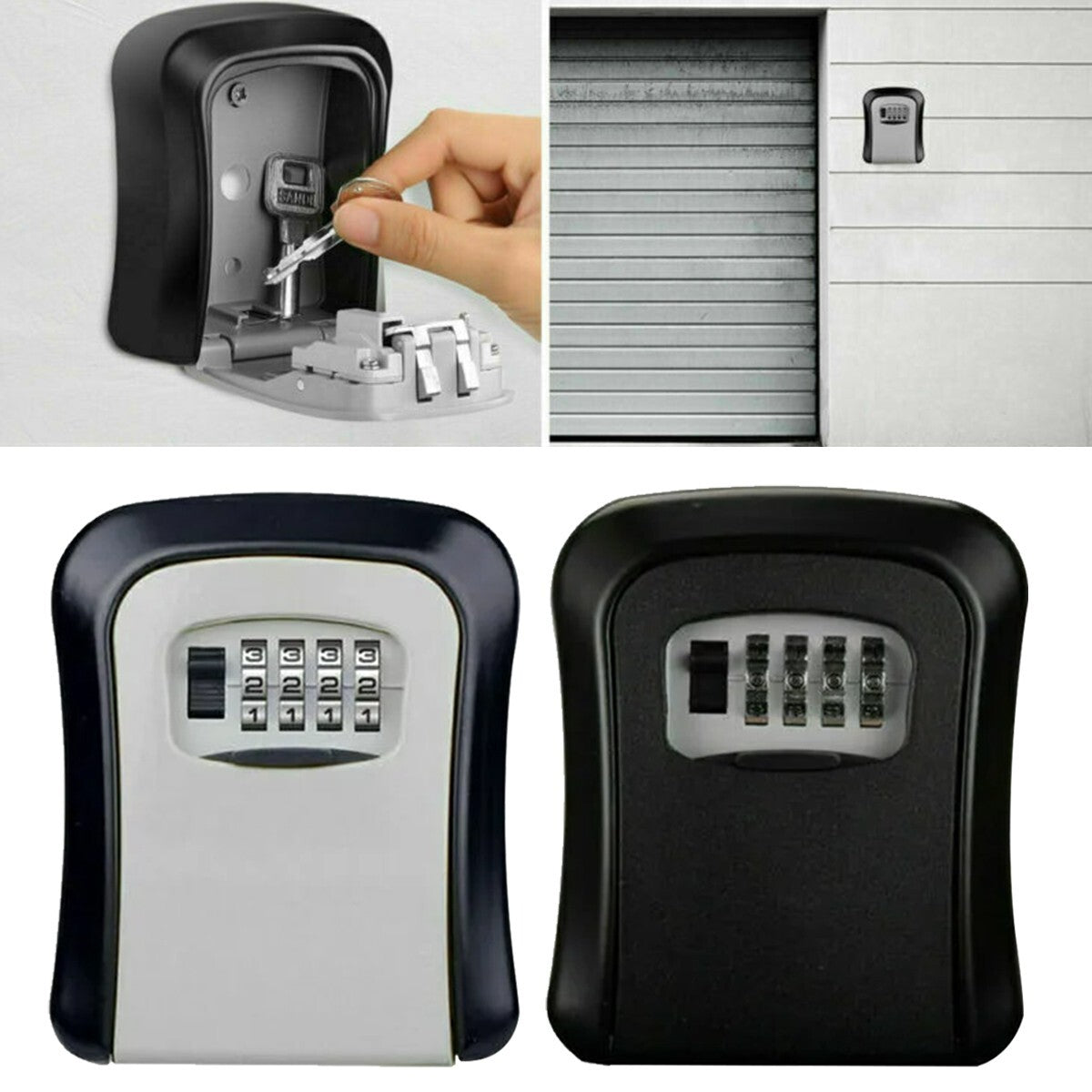 KeySafe Schlüsselkasten – Schlüsselkasten für den Außenbereich mit Code