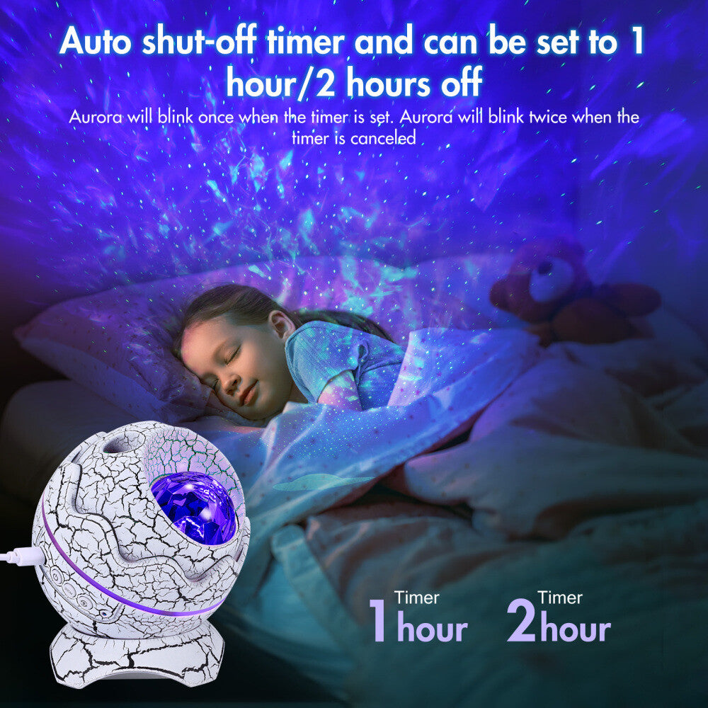 StarNest Light - Dinosaurier-Ei-Galaxie-Projektor