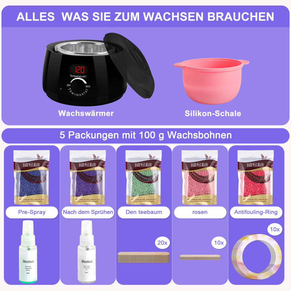 WachsZauber – Digitales Wachswärmer Set