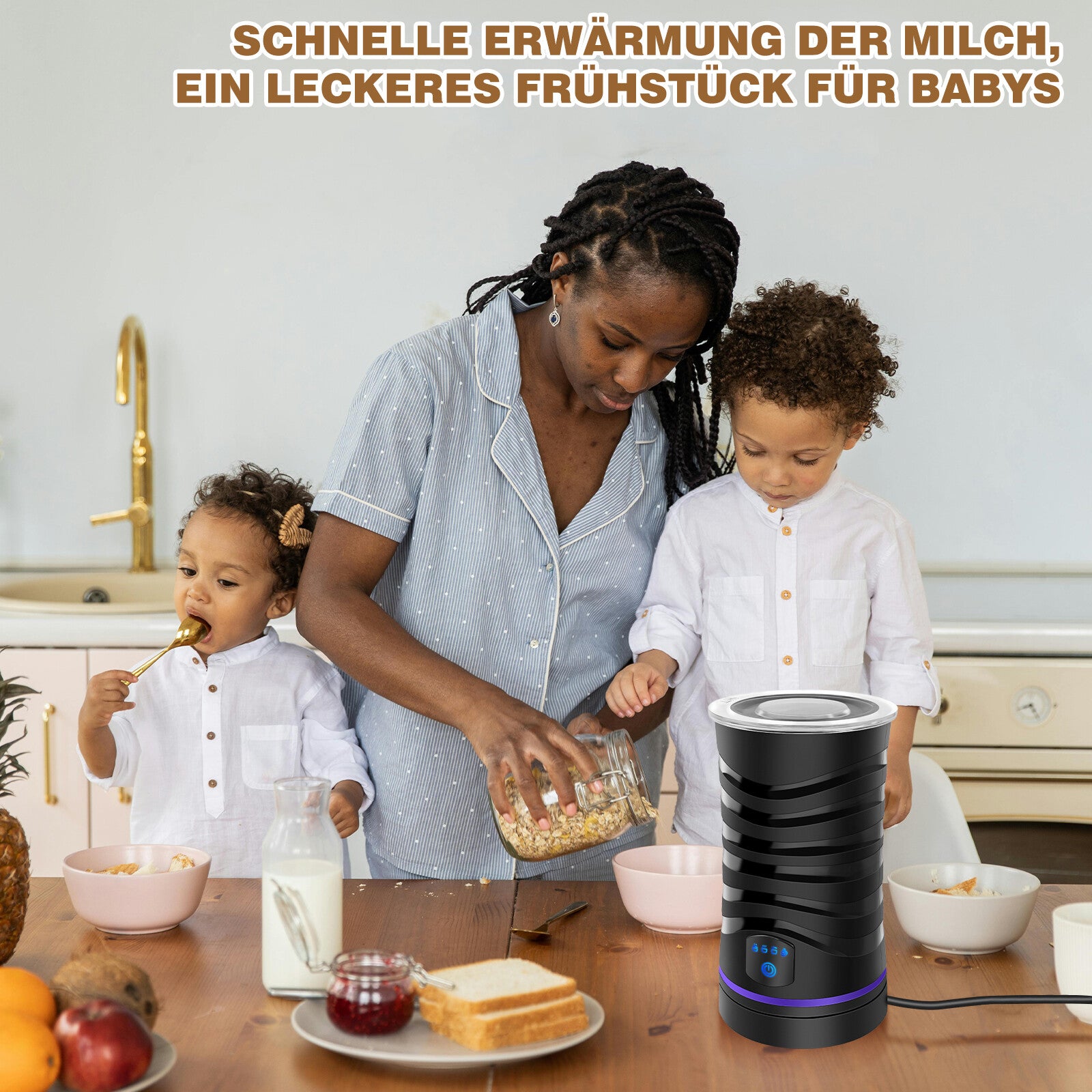 FrothMist - Automatischer Milchaufschäumer und Milchwarmer