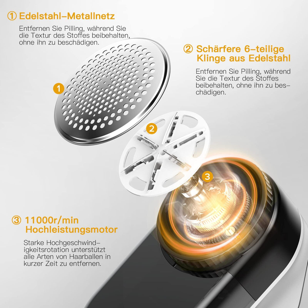 FreshWear – Elektrischer Fusselentferner für Textilien