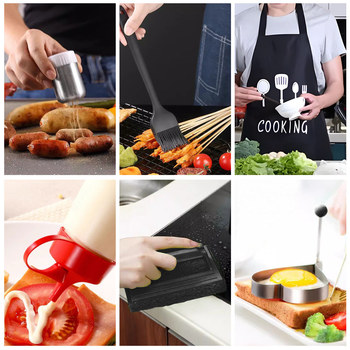 GrillGrasp Elite – BBQ Spachtelset aus Edelstahl