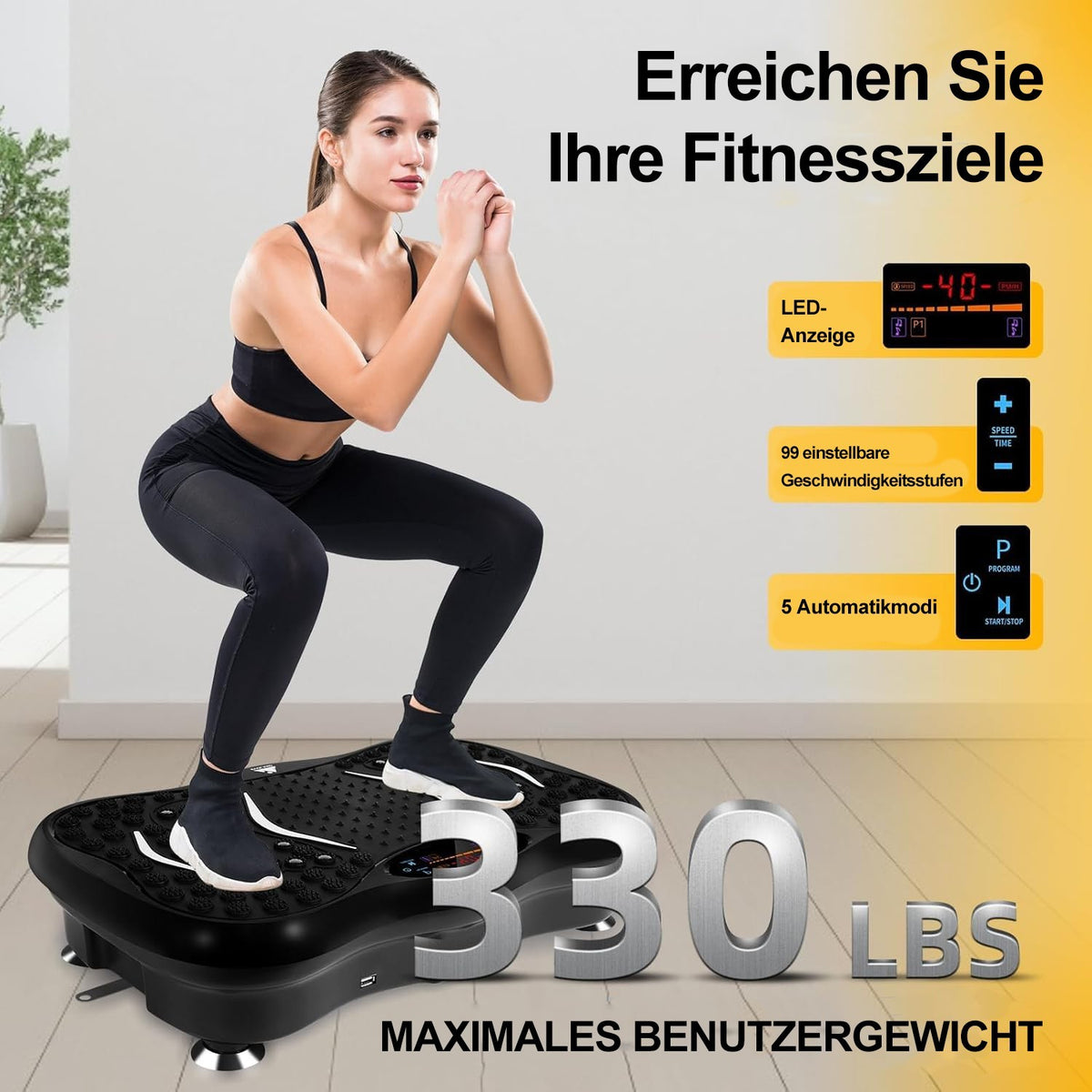 KernBewegung - Vibrationsplatte für Ganzkörper-Workout