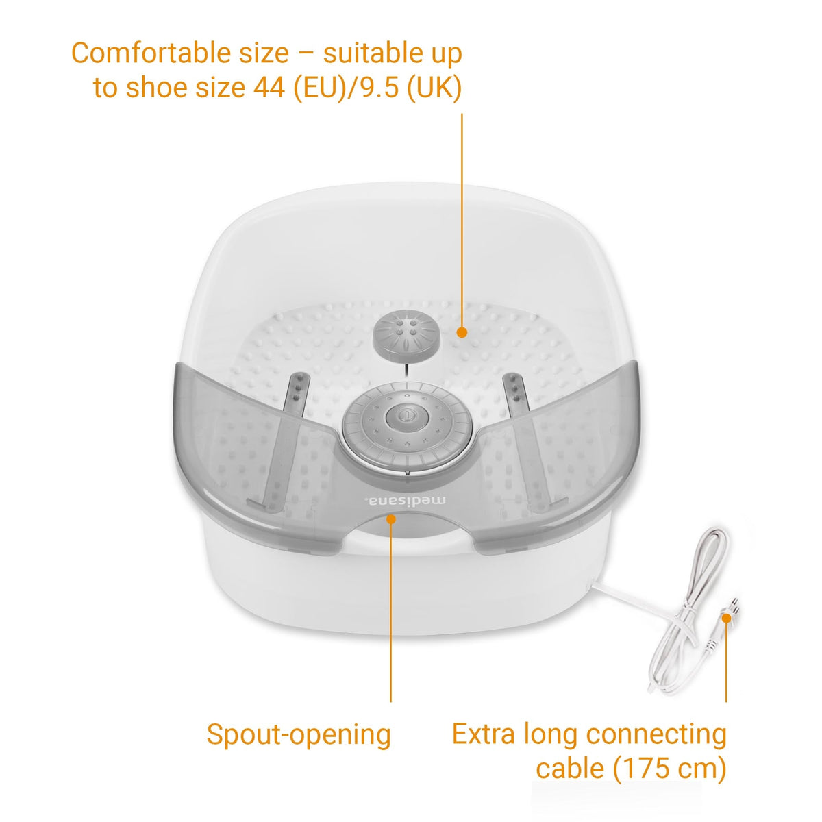 SootheStream Spa - Fußsprudelbad mit Wärme und Massage