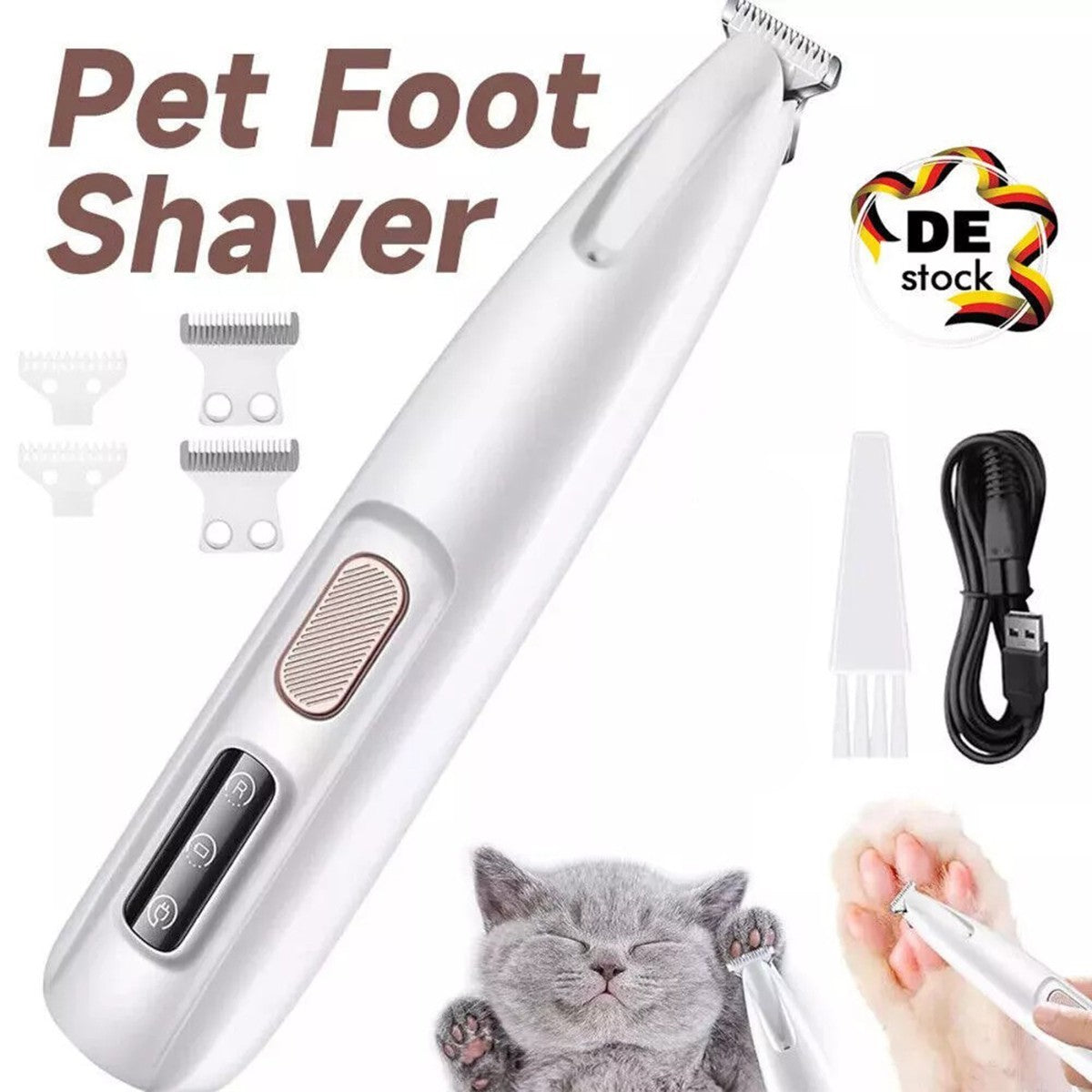 SchnippPfote – Tragbarer Haustier-Pfoten-Trimmer