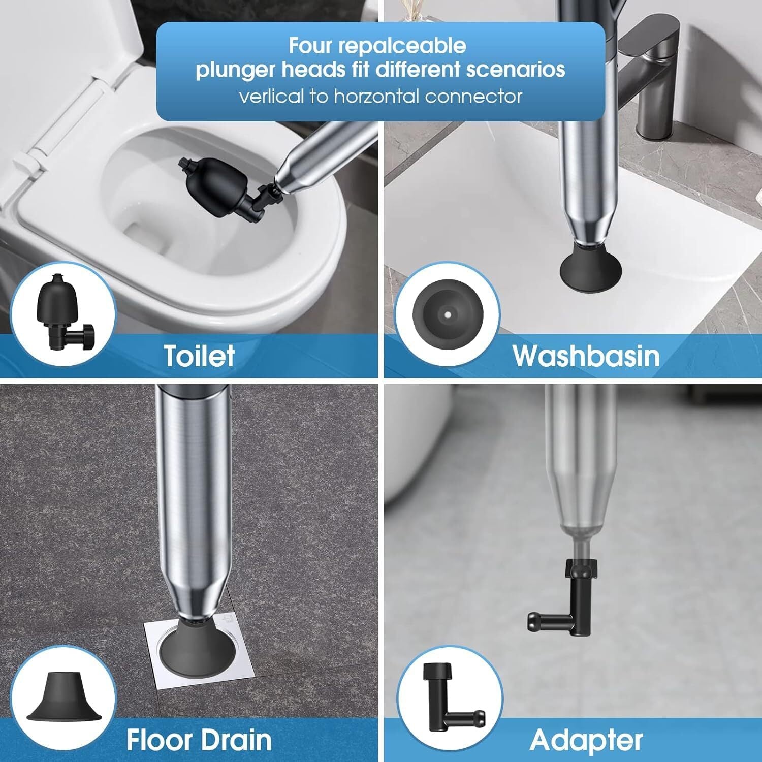 SaugKraft – Hochdruck-Toilettenpümpel