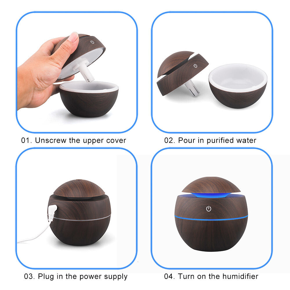 Moistly - Kleiner USB-Luftbefeuchter für das Schlafzimmer