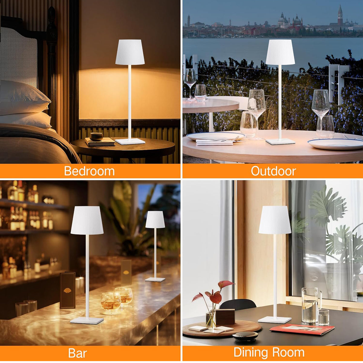 MoodShine – Wiederaufladbare LED-Tischlampe