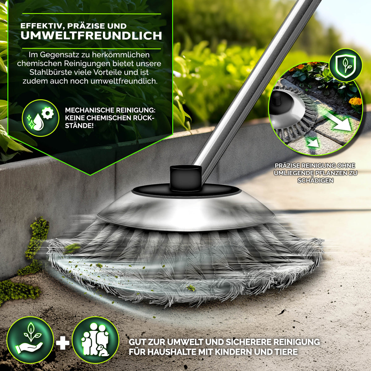 WeedPro Steel Brush - Unkrautbürste für Motorsense