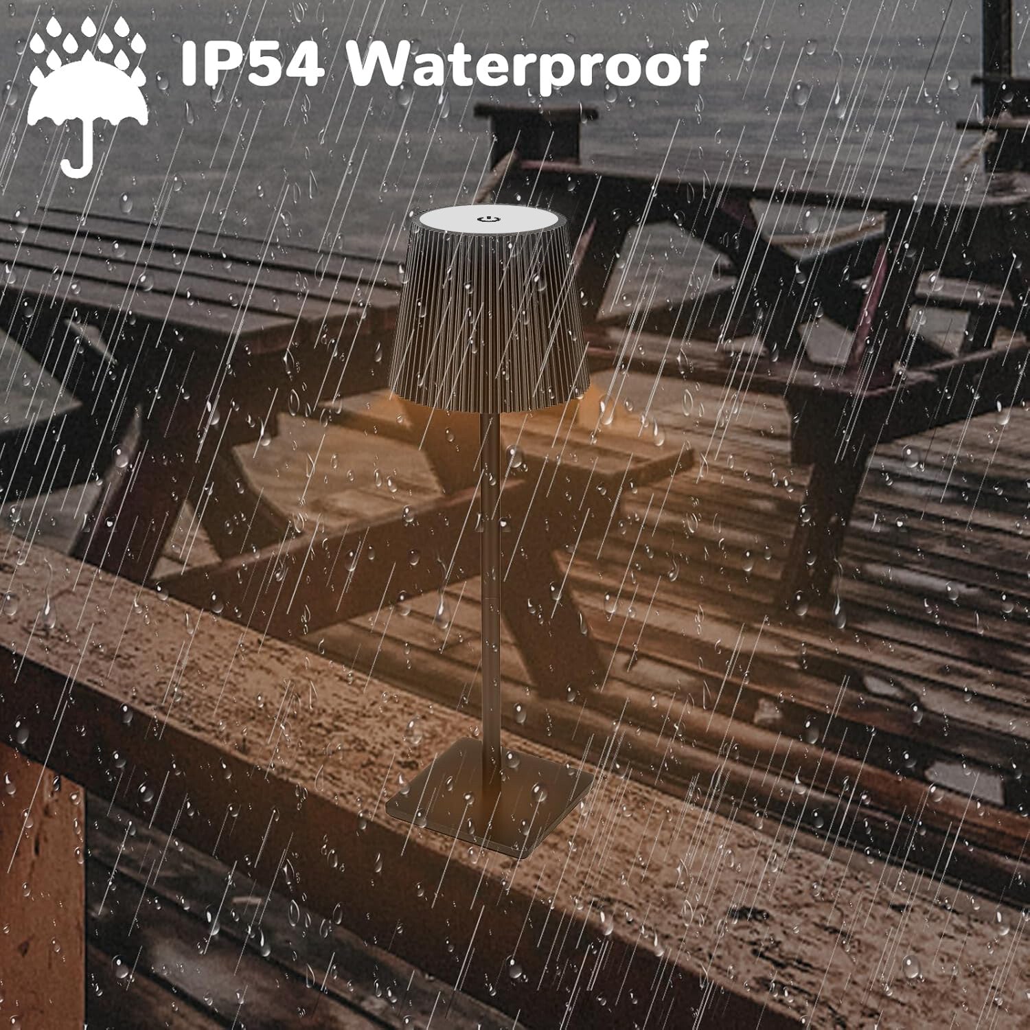 MoodShine – Wiederaufladbare LED-Tischlampe