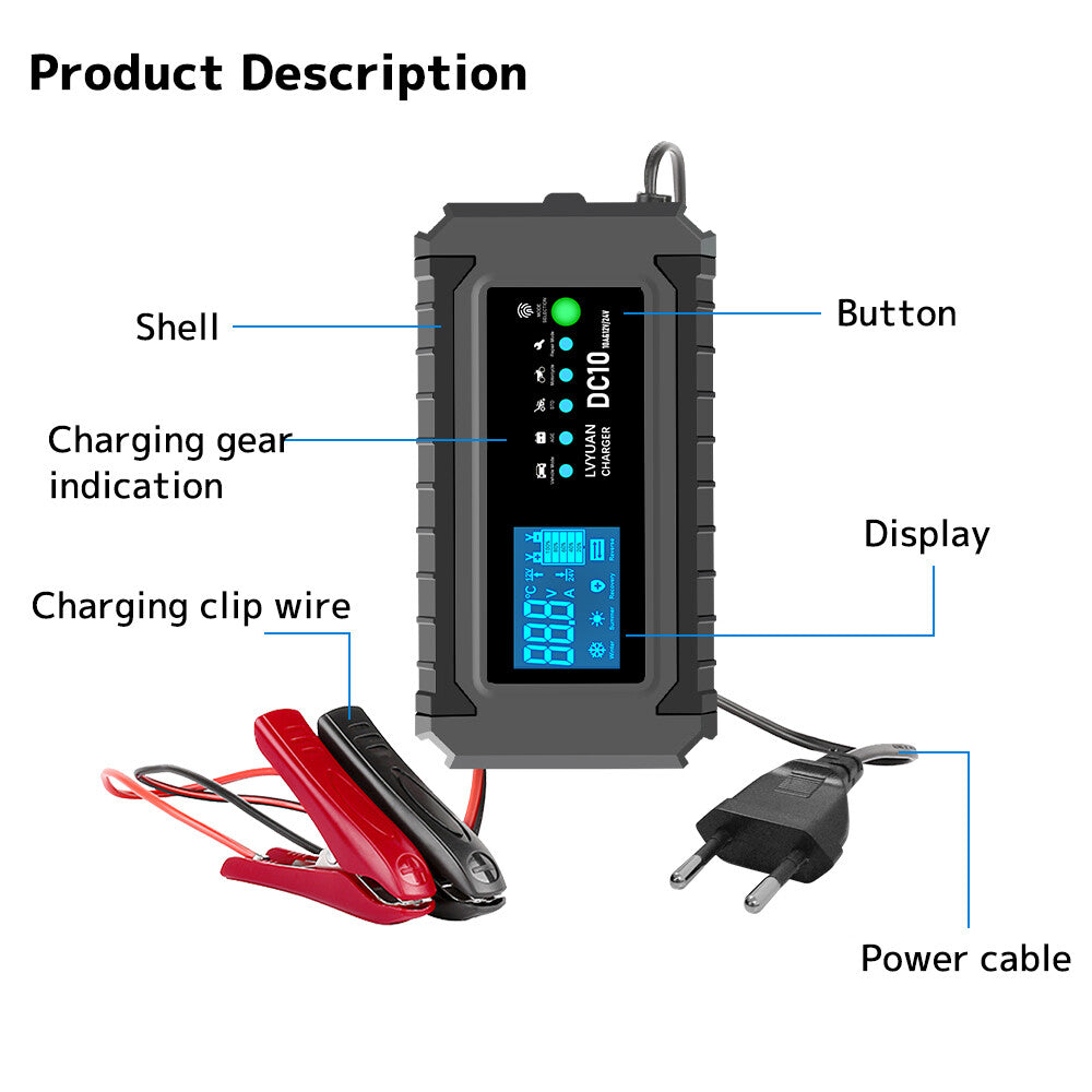 ChargeMaster - Intelligentes Batterieladegerät