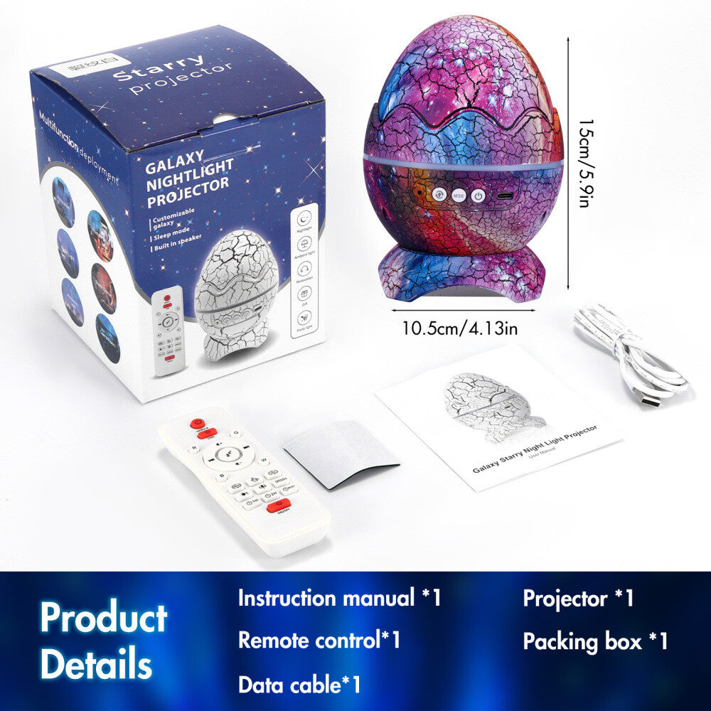 StarNest Light - Dinosaurier-Ei-Galaxie-Projektor