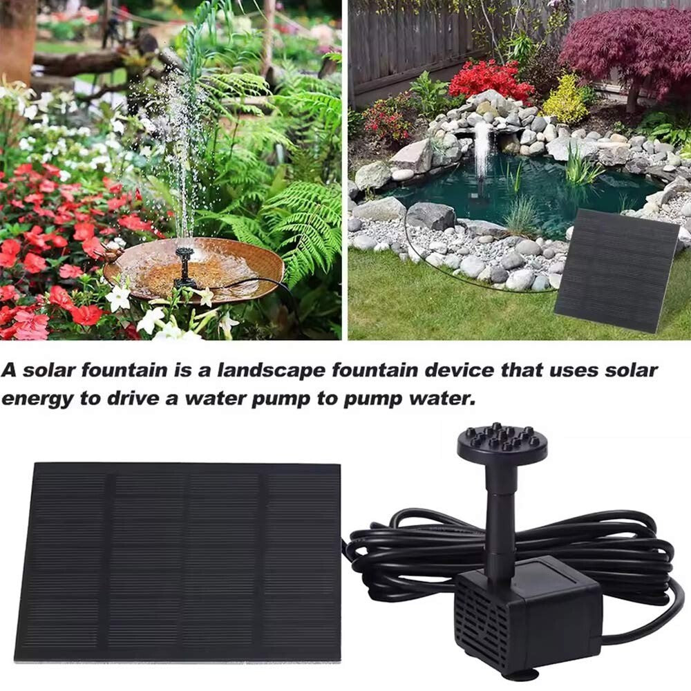 SunBloom Jet - Solarbetriebene Wasserfontäne