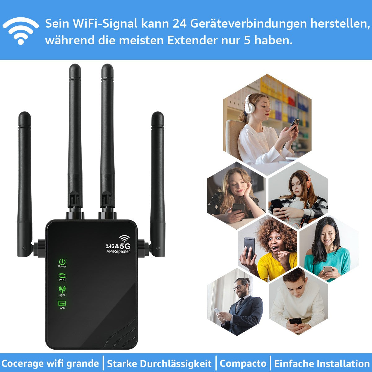 SkyRange - Dualband-WLAN-Repeater