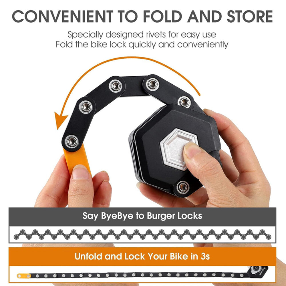 FlexLatch - Klappbares Fahrradschloss