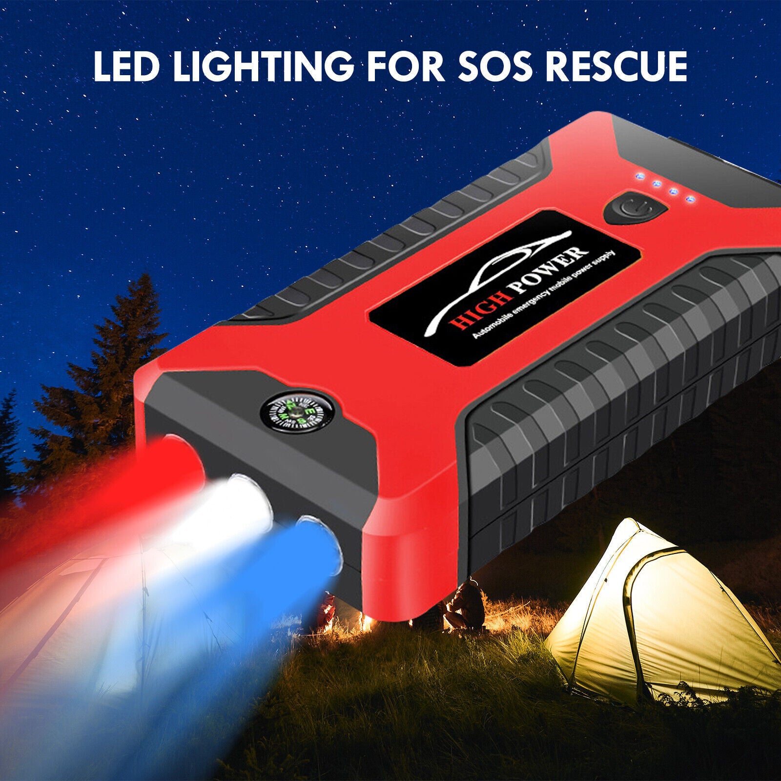 JumpIQ - Tragbares Starthilfegerät 99800mAh