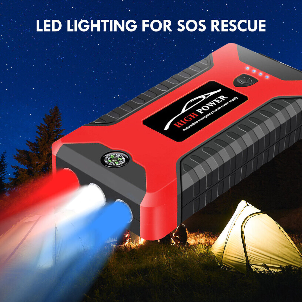 JumpIQ - Tragbares Starthilfegerät 99800mAh