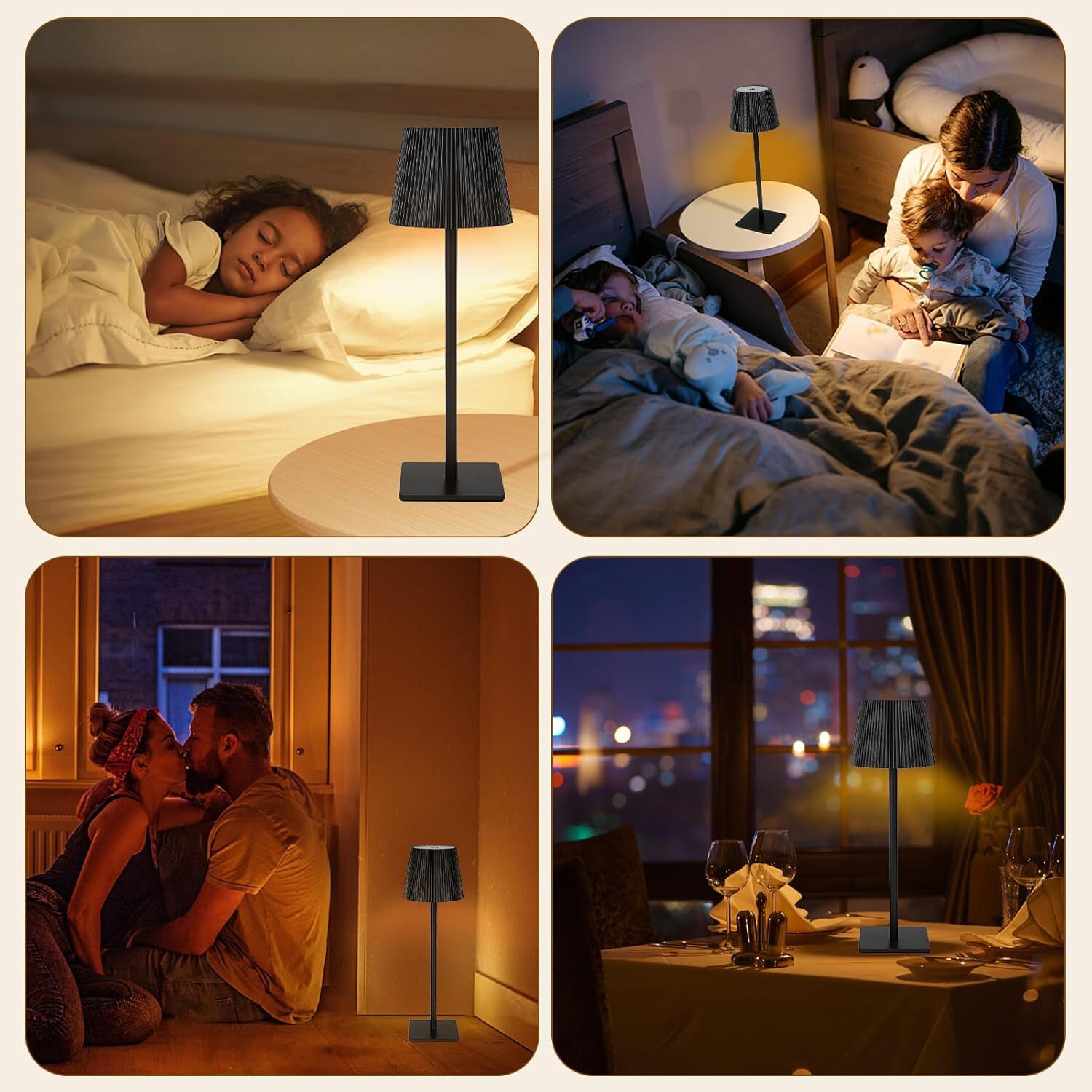 MoodShine – Wiederaufladbare LED-Tischlampe