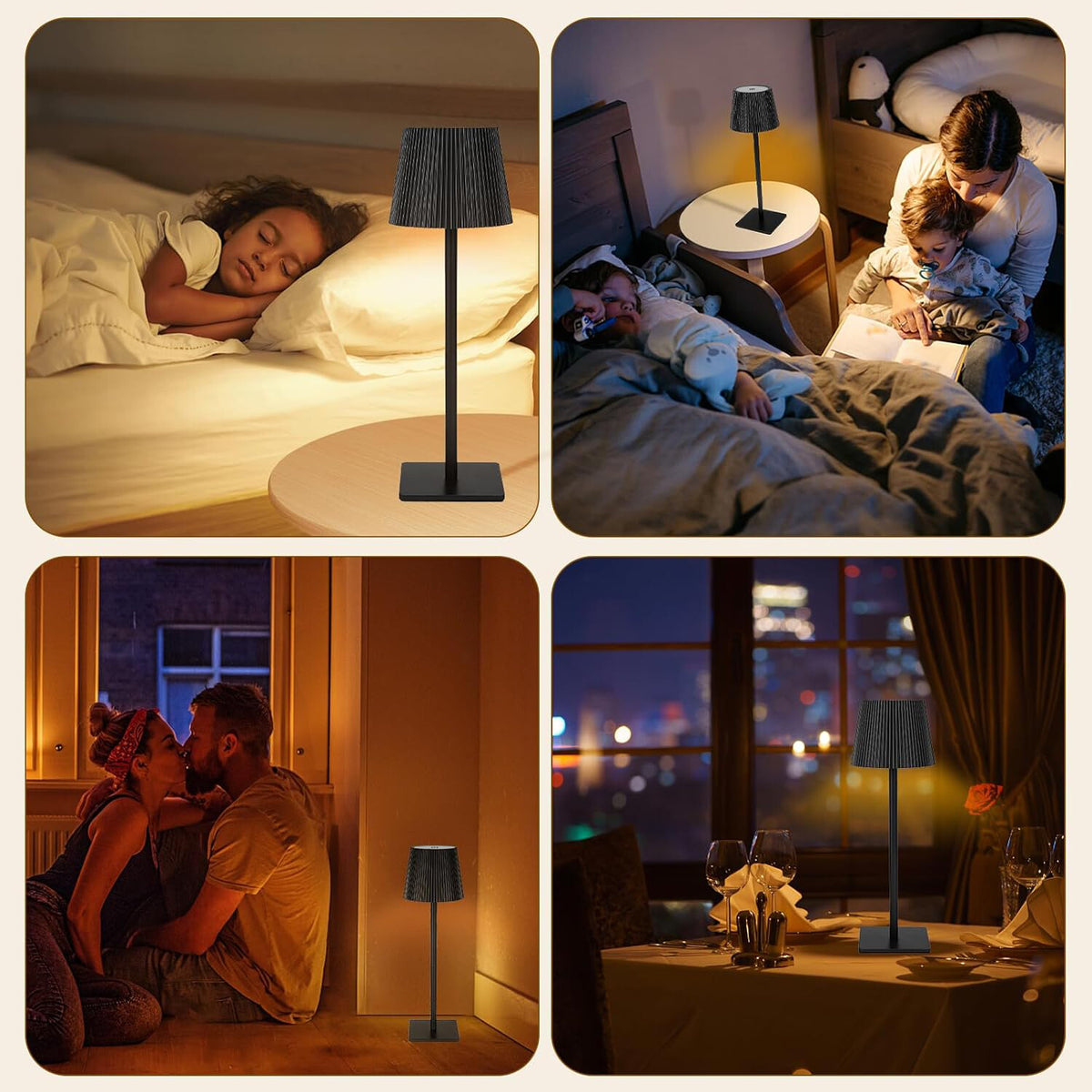 MoodShine – Wiederaufladbare LED-Tischlampe