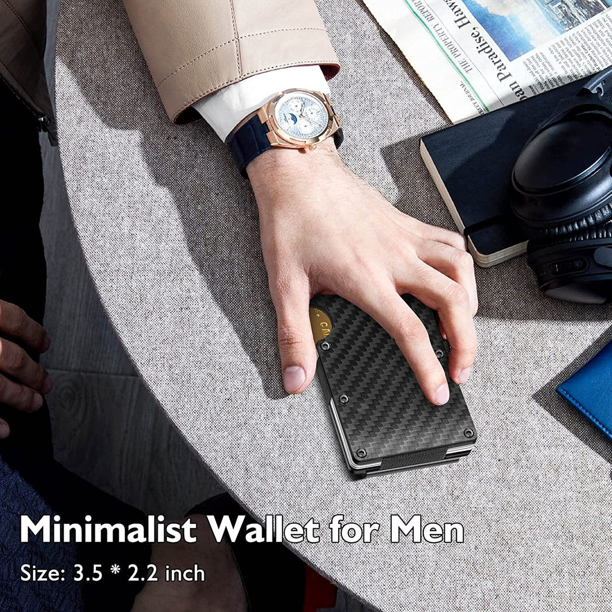 SteelTap – RFID-blockierende Metallbrieftasche