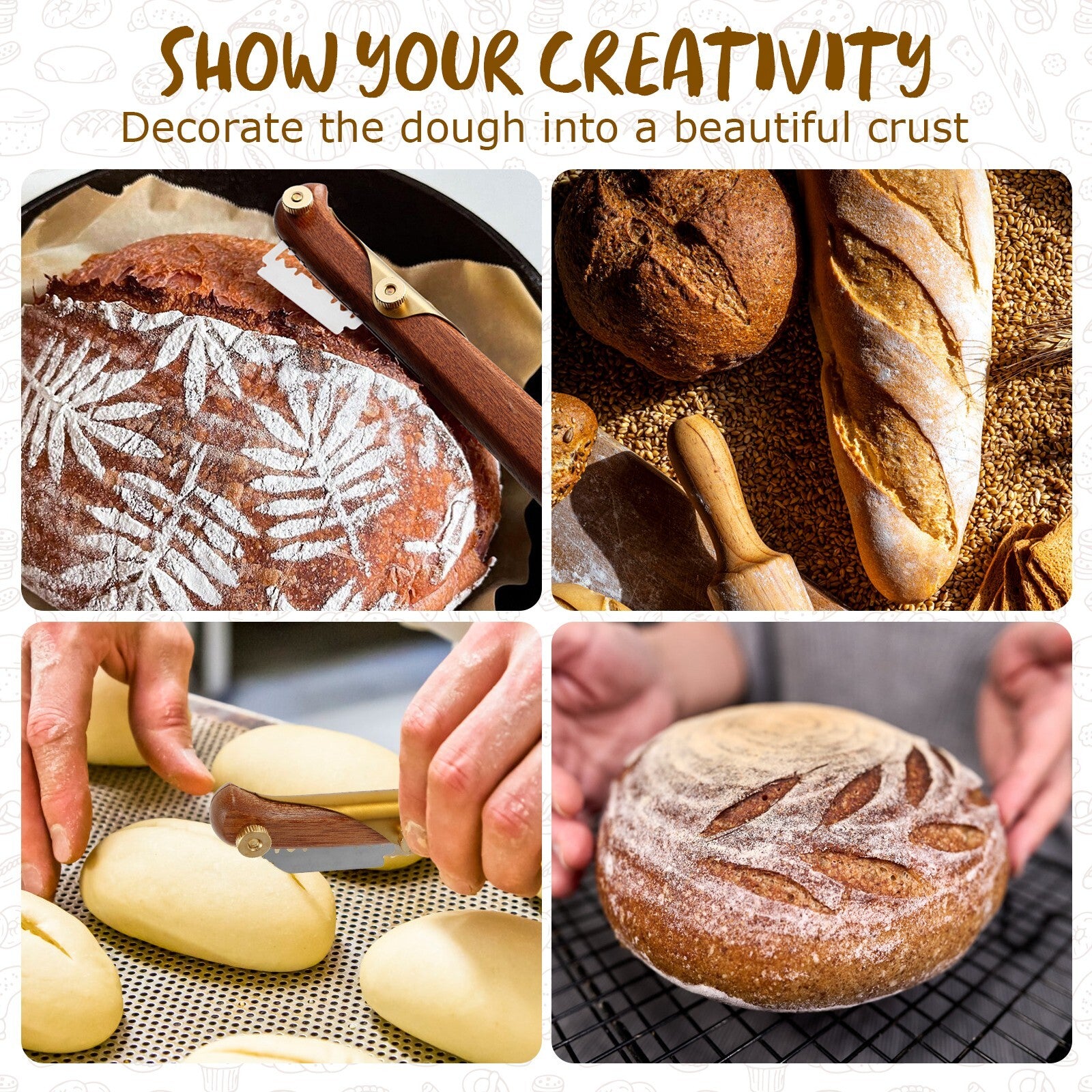 DoughCrafter - Werkzeug zum Schneiden von Brotlaiben