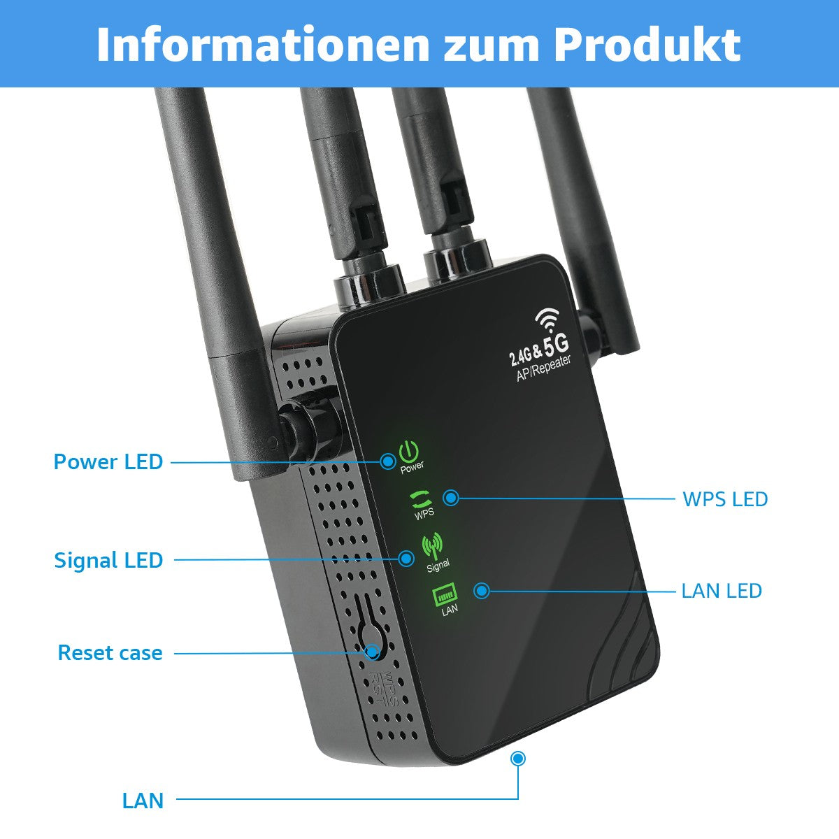 SkyRange - Dualband-WLAN-Repeater
