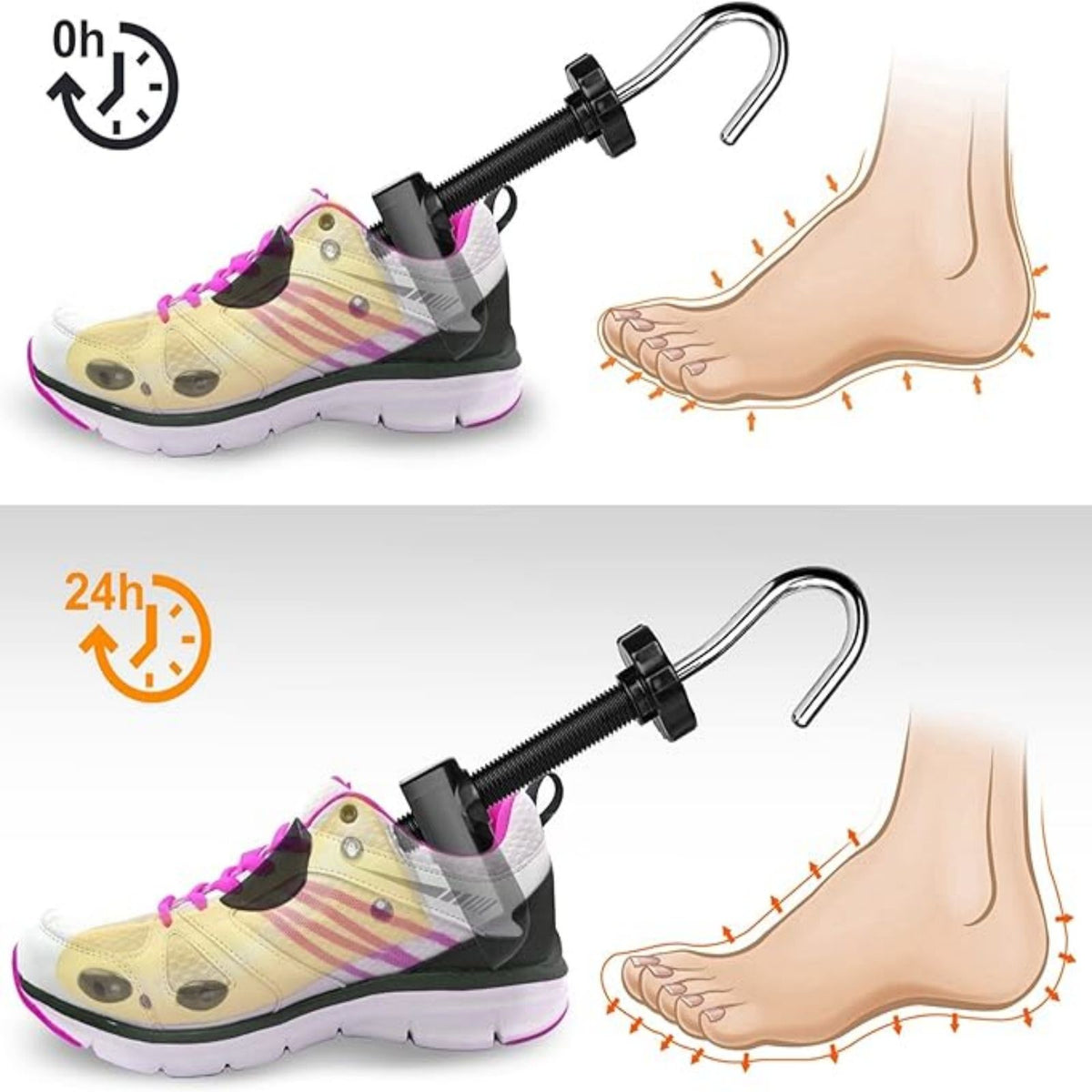 SchuhFit Meister - Verstellbarer Schuhspanner
