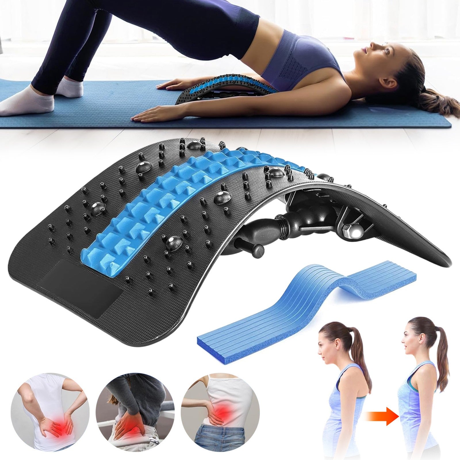 RelaxBogen - Ergonomische Rückenstreckhilfe