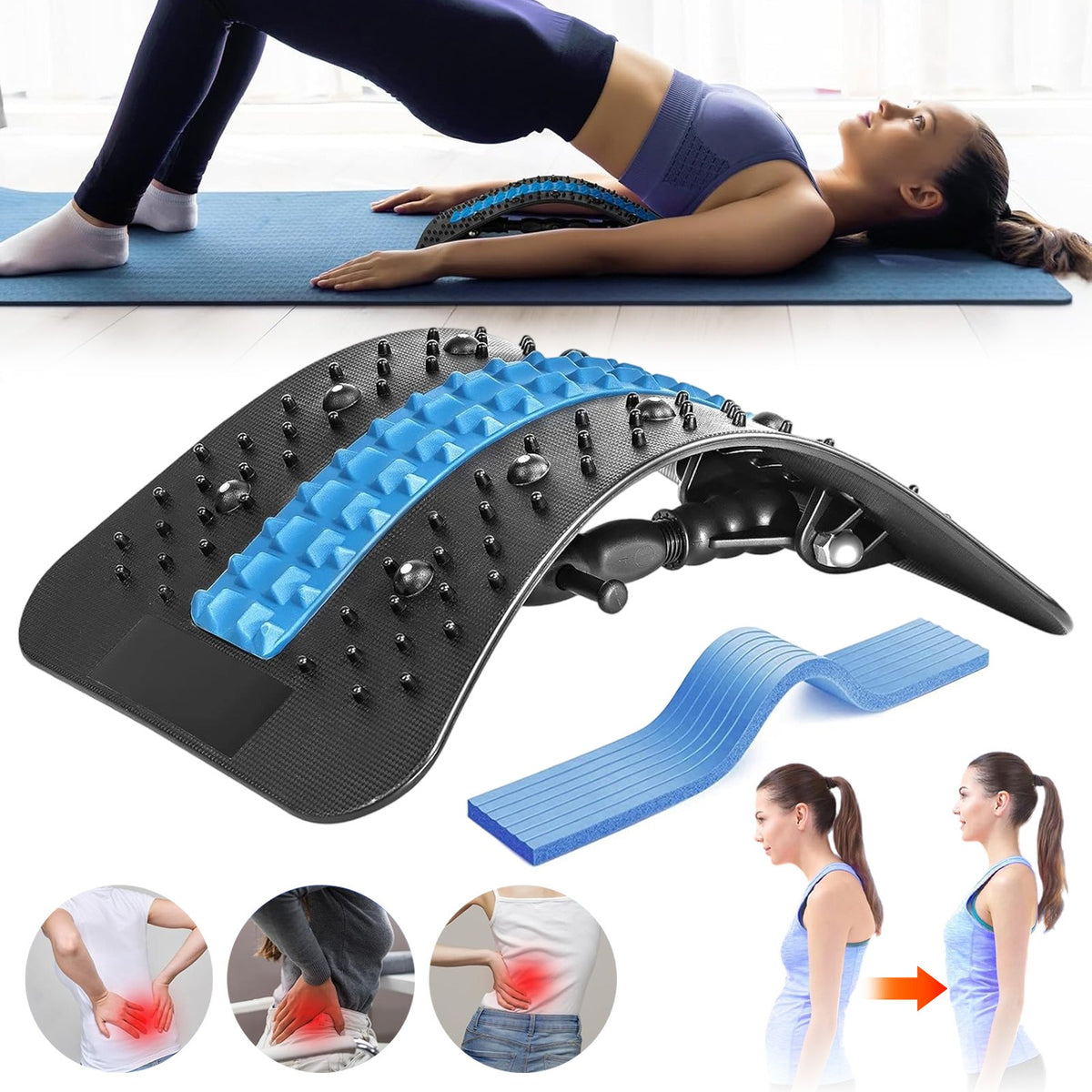 RelaxBogen - Ergonomische Rückenstreckhilfe