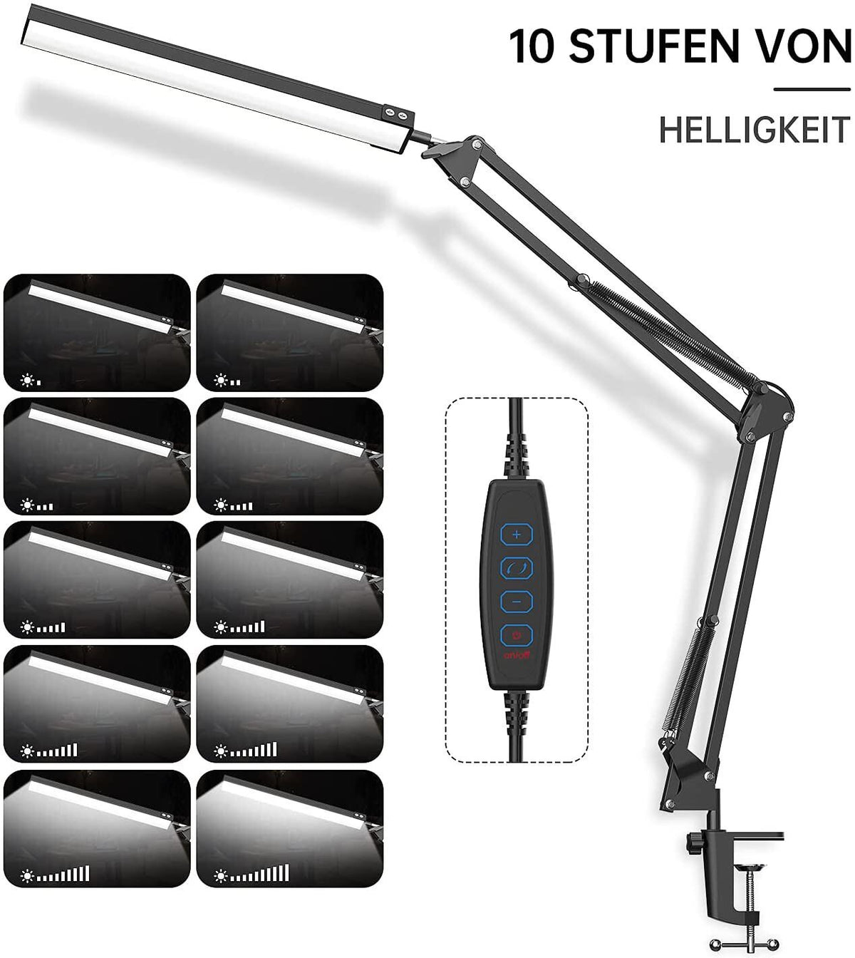 TaskLux - LED Schreibtischlampe