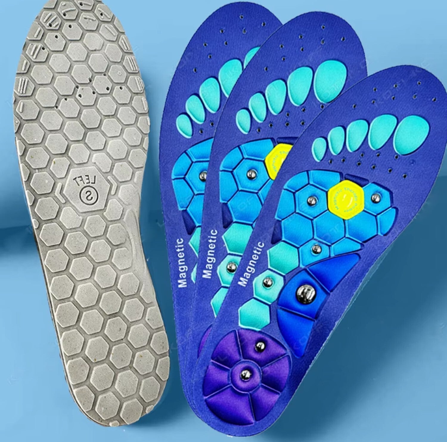 MagnaSoothe – Magnetische Akupressur-Einlegesohlen