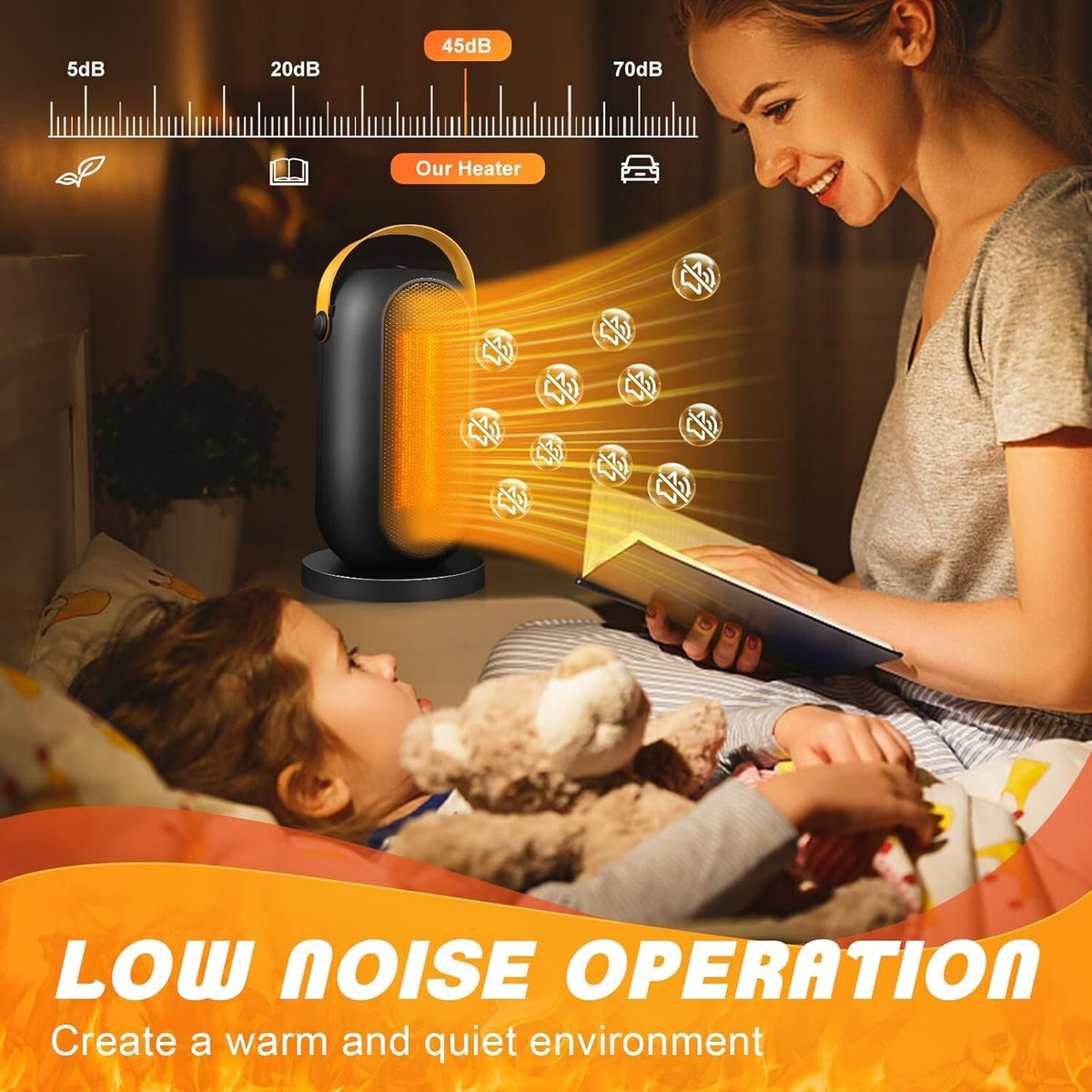 KuschelHeat – Energiesparender Elektrischer Heizlüfter