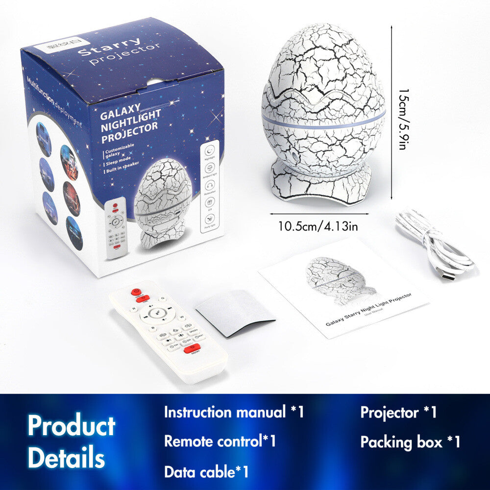 StarNest Light - Dinosaurier-Ei-Galaxie-Projektor