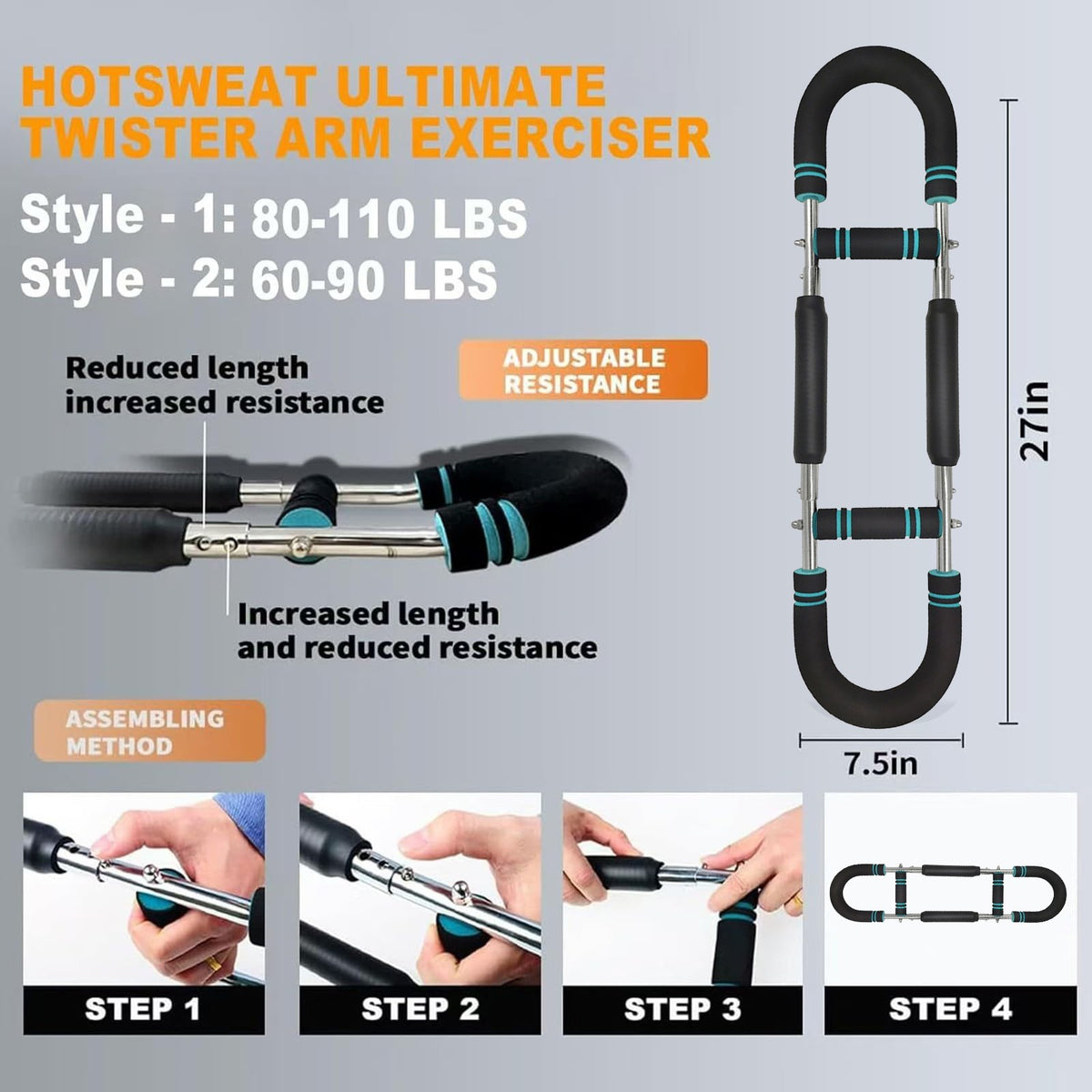 StarkForm – Tragbarer Armtrainer