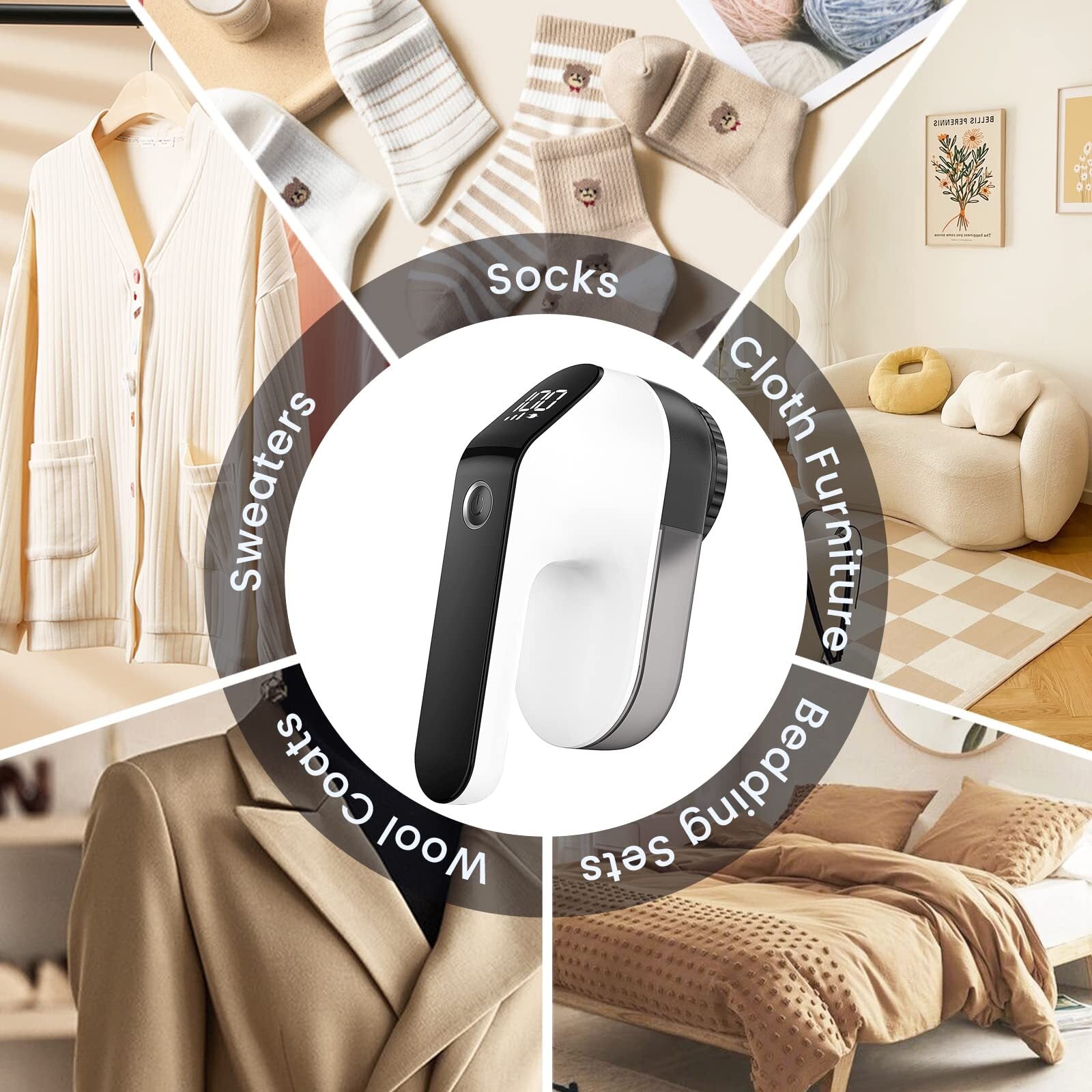 FreshWear – Elektrischer Fusselentferner für Textilien