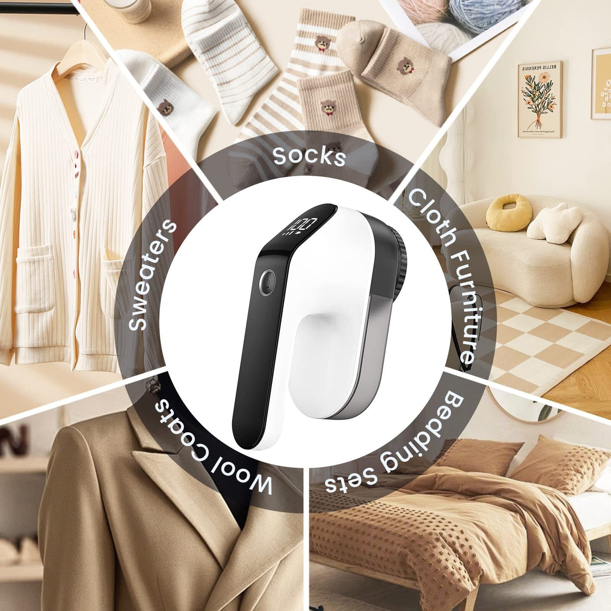 FreshWear – Elektrischer Fusselentferner für Textilien