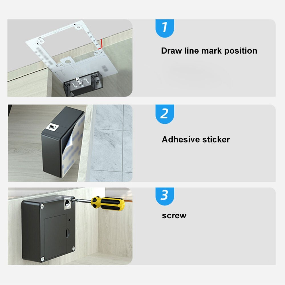 SnapSafe LockMate - Schubladenschloss für Schränke