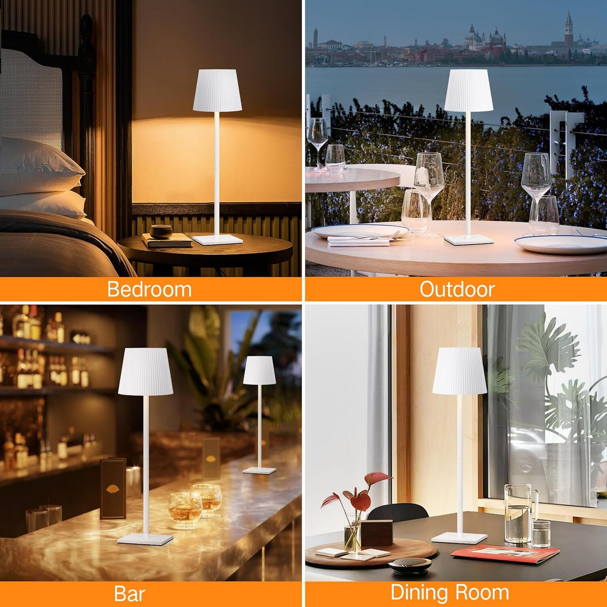 MoodShine – Wiederaufladbare LED-Tischlampe