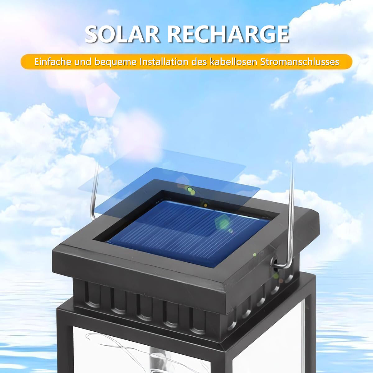 LichtOase – Solar Hängende Kerzenlaternen